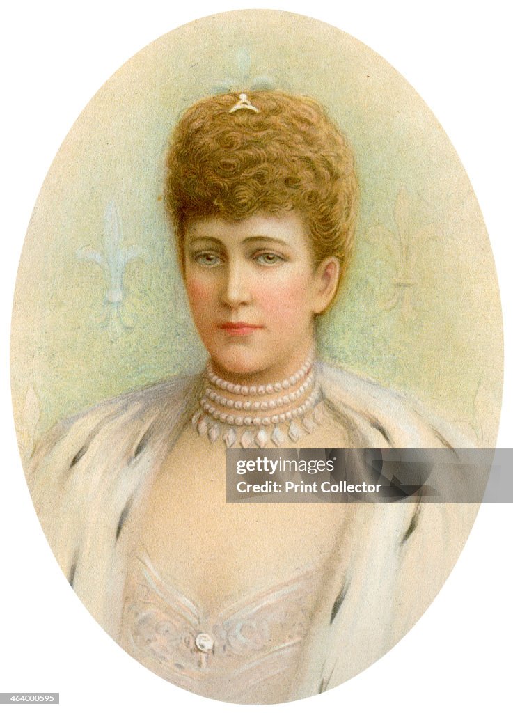 Alexandra, Queen Consort of King Edward VII of the United Kingdom, 1905.