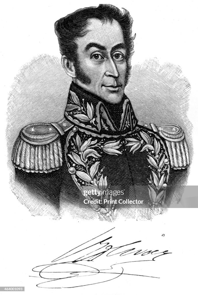 Simon Bolivar, 19th century South American revolutionary leader, (1901).