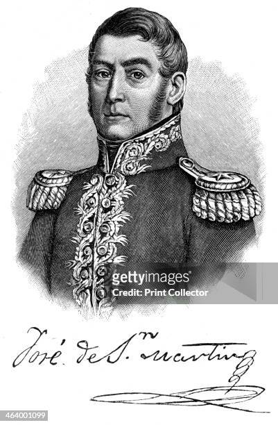 Jose de San Martin, 19th century Argentine general and independence leader, . San Martín , was an Argentine general and the foremost leader of the...