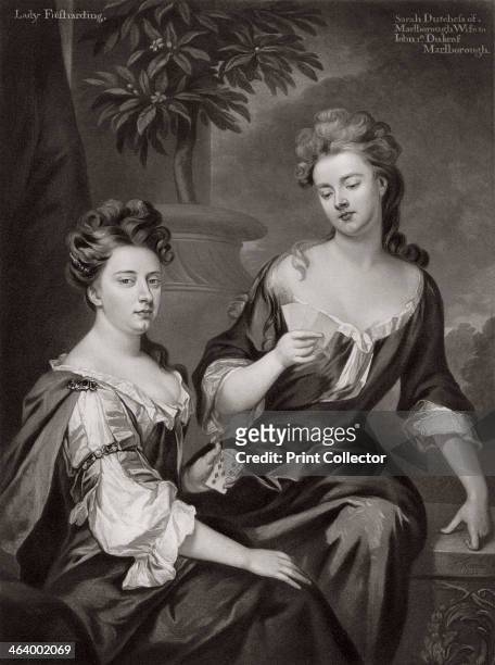 Sarah, Duchess of Marlborough, and Lady Fitzharding, c1702 . Barbara, Lady Fitzharding was a close friend of the Duchess of Marlborough. From the...