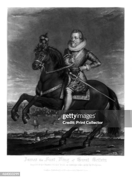 James I, King of Great Britain, 1816. James became King of Scotland in 1567 and England in 1601. The son of Mary Queen of Scots, James VI of Scotland...