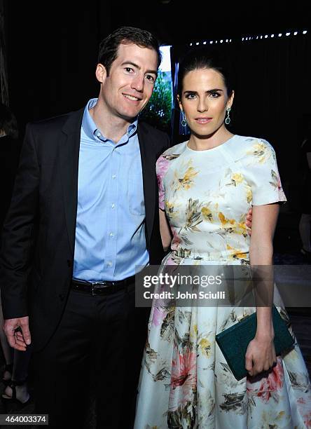 Actress Karla Souza attends Women In Film Pre-Oscar Cocktail Party presented by MaxMara, BMW, Tiffany & Co., MAC Cosmetics and Perrier-Jouet at Hyde...