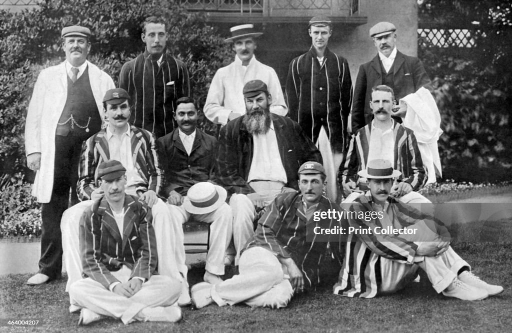 Gentlemen XI for the fixture vs Players at Lord's Cricket Ground, London, 1899. Artist: WA Rouch