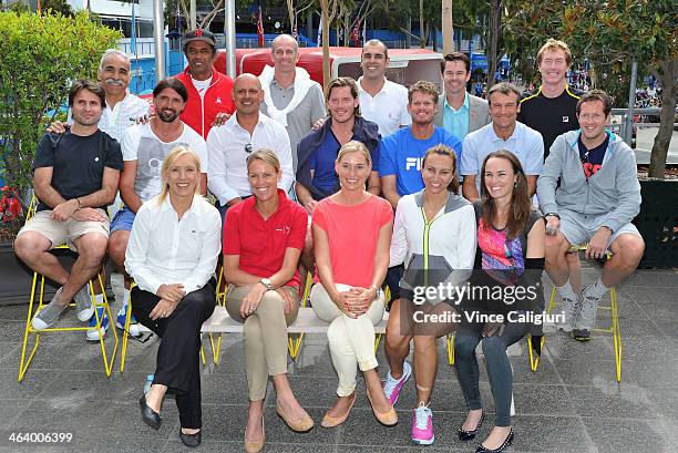 Mansour Bahrami, Henri Leconte, Guy Forget, Cedric Pioline, Todd Woodbridge, Mark Woodforde, Fabrice Santoro, Goran Ivanisevic, Andrew Florent,...