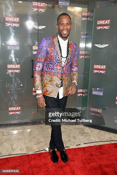 Actor Colman Domingo attends the GREAT British film reception honoring the British nominees of the 87th Annual Academy Awards at The London West...