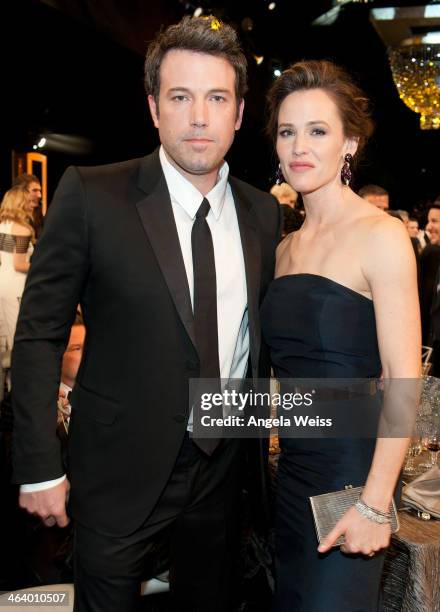 Actors Ben Affleck and Jennifer Garner attend the 20th Annual Screen Actors Guild Awards at The Shrine Auditorium on January 18, 2014 in Los Angeles,...