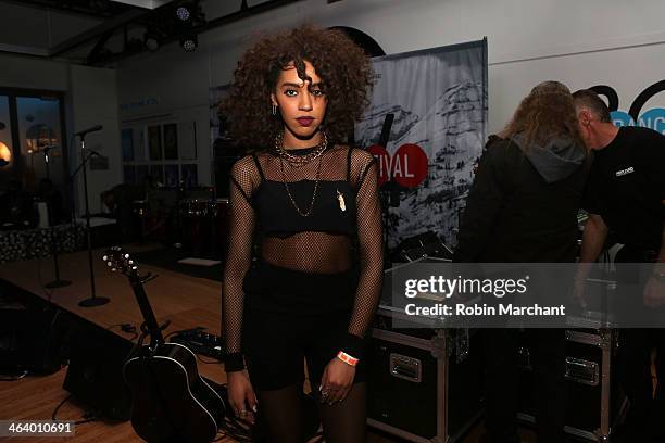 Musician Jetta attends the "A Celebration Of Music In Film" at Sundance House during the 2014 Sundance Film Festival on January 19, 2014 in Park...