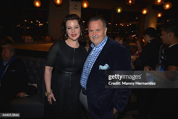 Debi Mazar and Raul De Molina attend the Tuscan Trio Dinner hosted by Fabio Viviani, Debi Mazar and Gabriele Corcos during the 2015 Food Network &...