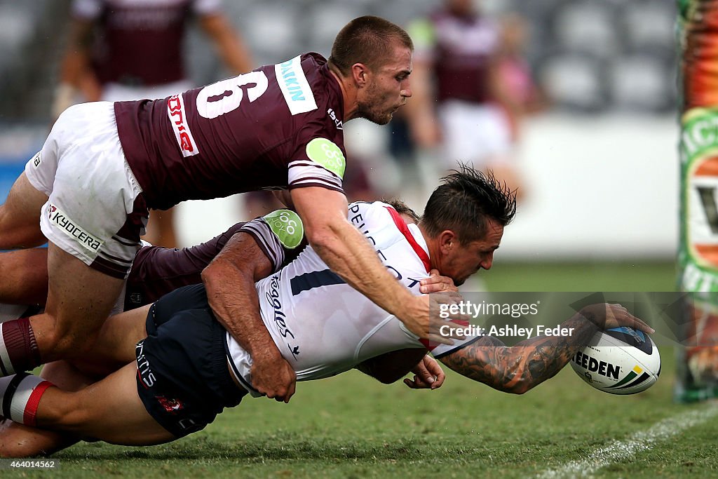 Roosters v Manly - NRL Trial Match