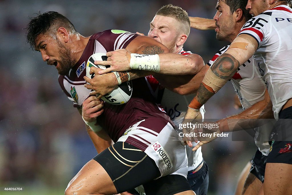 Roosters v Manly - NRL Trial Match