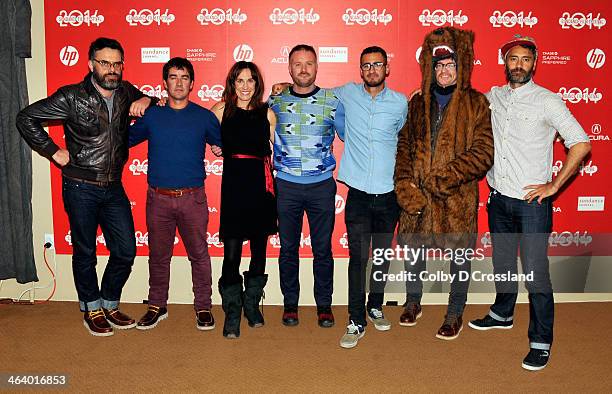 What We Do In The Shadows" cast and crew attend "What We Do In The Shadows" preimiere at the Egyptian Theatre during the 2014 Sundance Film Festival...