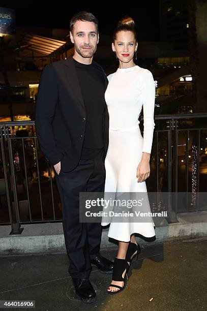 Raul Bova and actress Liz Solari attend Los Angeles Italia Closing Night Ceremony at TCL Chinese 6 Theatres on February 20, 2015 in Hollywood,...