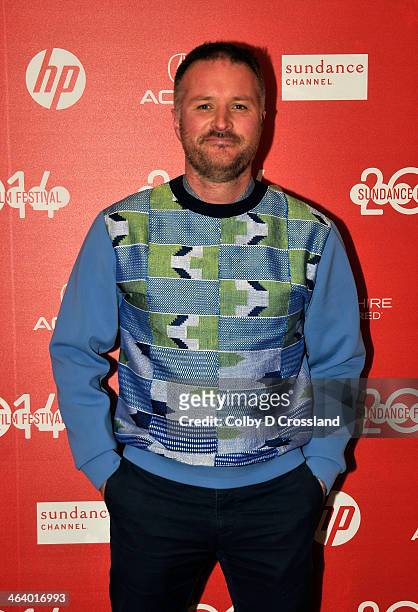 Actor Stuart Rutherford attends the "What We Do In The Shadows" premiere at the Egyptian Theatre during the 2014 Sundance Film Festival on January...