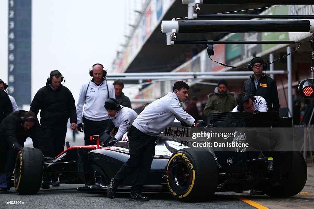 F1 Testing In Barcelona - Day Three