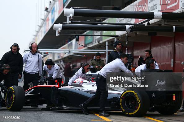 F1 Testing In Barcelona - Day Three F1 Testing In Barcelona - Day Three