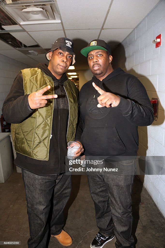 Epmd Rapper Parrish Smith and Erick Sermon aka EPMD backstage at B.B. King Blues ...