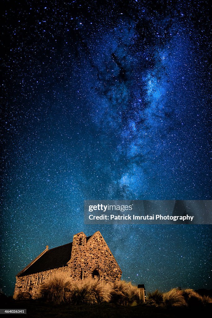Milkyway over Church of the Good Shepard