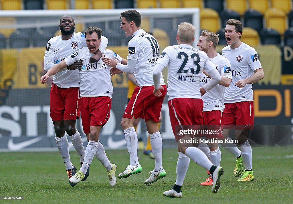 Dynamo Dresden v Wehen Wiesbaden - 3. Liga