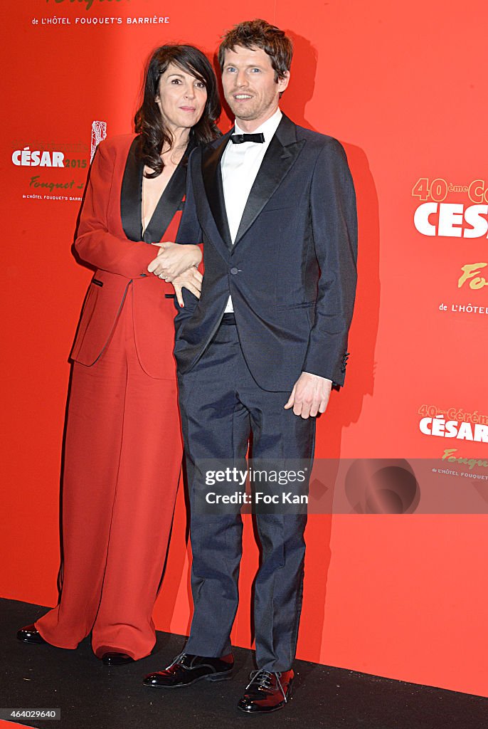 Dinner At Le Fouquet's : Outside Arrivals - Cesar Film Awards 2015