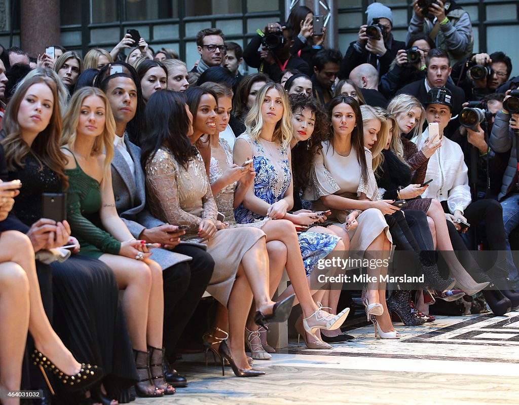 Day 2 - Front Row - LFW FW15