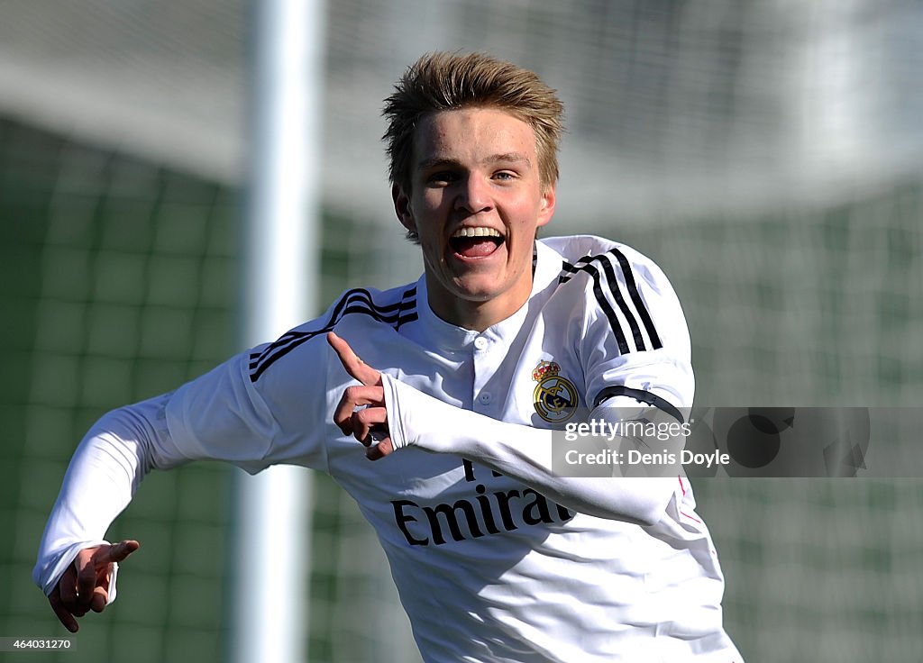 Real Madrid Castilla v Barakaldo CF - Segunda Division B