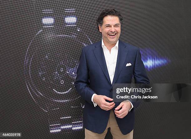 Ragheb Alama in the Cartier Villa on the final day of the Cartier International Dubai Polo Challenge 10th edition at Desert Palm Hotel on February...