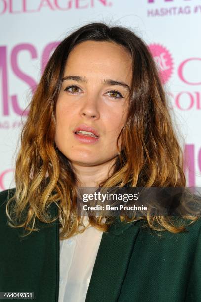 Jess Mills attends the MediaSKIN NTA Gifting Lounge at The Penthouse on January 20, 2014 in London, England.