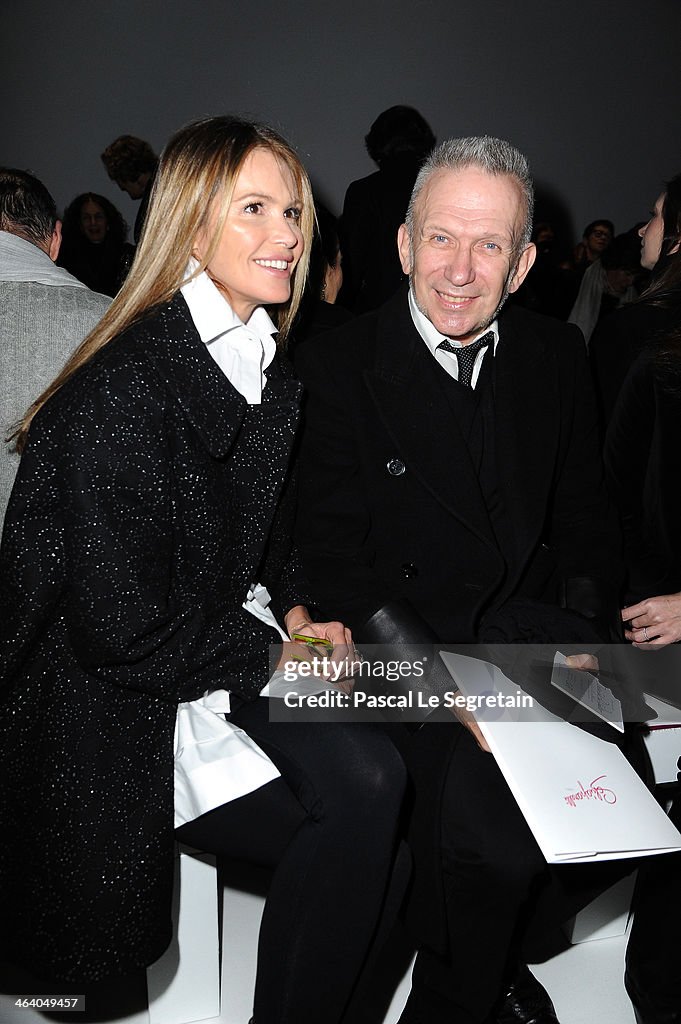 Schiaparelli : Front Row - Paris Fashion Week - Haute Couture S/S 2014