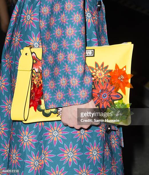 Nicola Roberts attends the Henry Holland show during London Fashion Week Fall/Winter 2015/16 on February 21, 2015 in London, United Kingdom.