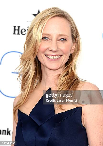 Actress Anne Heche attends the 2015 Film Independent Spirit Awards at Santa Monica Beach on February 21, 2015 in Santa Monica, California.