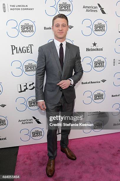 Actor Ben McKenzie attends the 30th Annual Film Independent Spirit Awards at Santa Monica Beach on February 21, 2015 in Santa Monica, California.