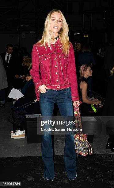 Mary Charteris attends the Henry Holland show during London Fashion Week Fall/Winter 2015/16 on February 21, 2015 in London, United Kingdom.