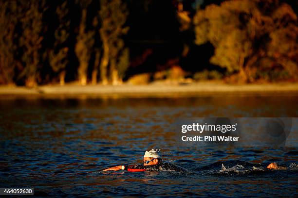 Dylan McNeice of New Zealand competes in the Challenge Wanaka on February 22, 2015 in Wanaka, New Zealand.