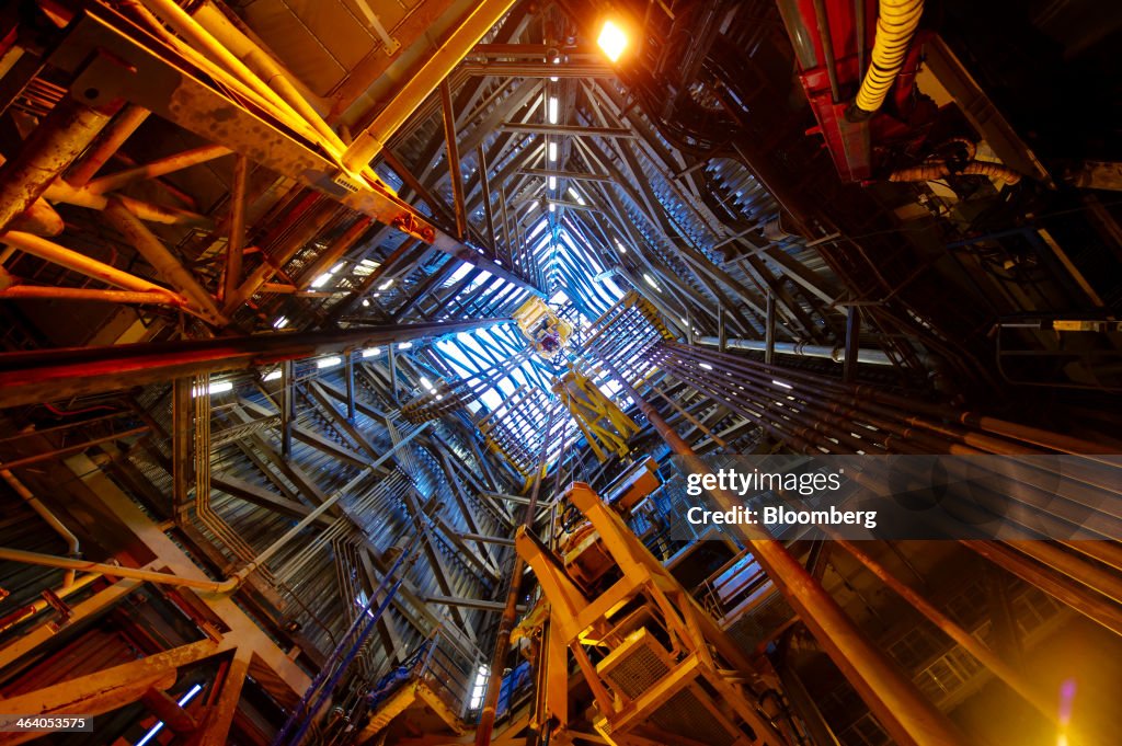 Tour Of Statoil ASA's Oseberg Gas Drilling Platform