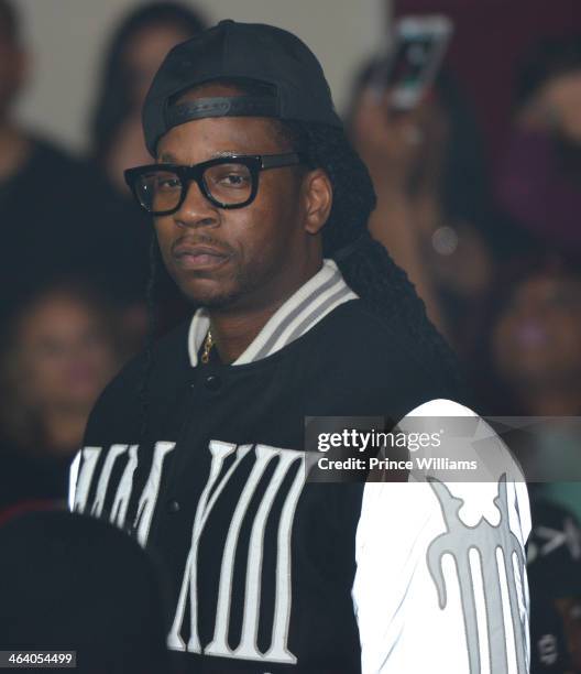 Chainz attends Dwyane Wade's Birthday Celebration at Velvet Room on January 19, 2014 in Chamblee, Georgia.