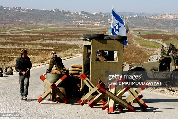 Staff prepare a set for the shooting of a movie depicting the story of a member of Shiite movement Hezbollah, Amer Kalakesh, who blew himself up in...