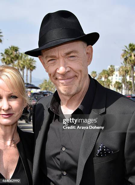 Actor J.K. Simmons attends the 2015 Film Independent Spirit Awards at Santa Monica Beach on February 21, 2015 in Santa Monica, California.