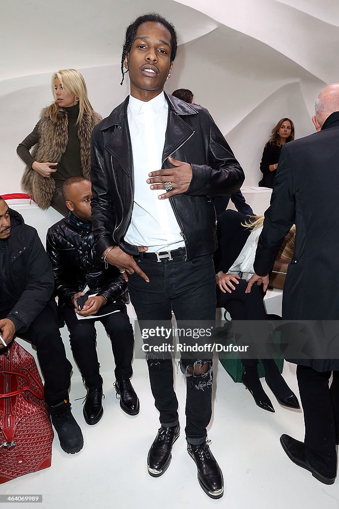 Christian Dior : Front Row - Paris Fashion Week - Haute Couture S/S 2014