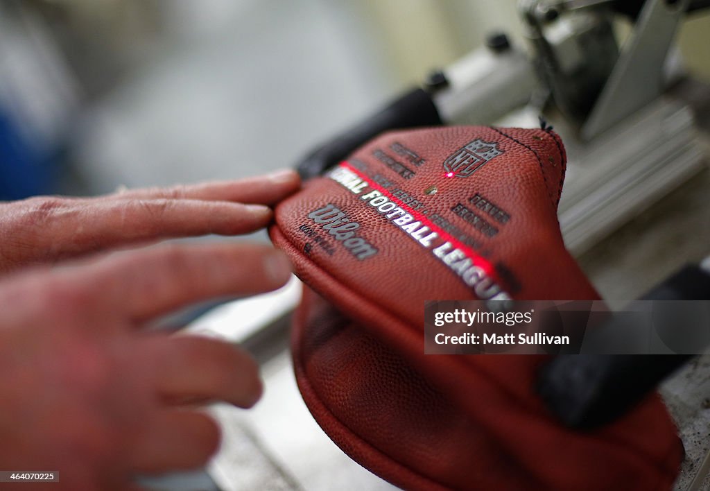 Official Super Bowl XLVIII Footballs Manufactured at Wilson Football Factory