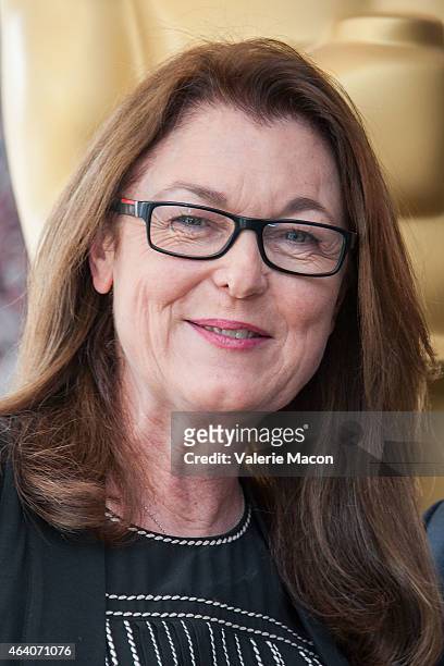 Make Up artist Frances Hannon attends the 87th Annual Academy Awards Oscar Week Celebrates Make Up And Hairstyling at the Academy of Motion Picture...
