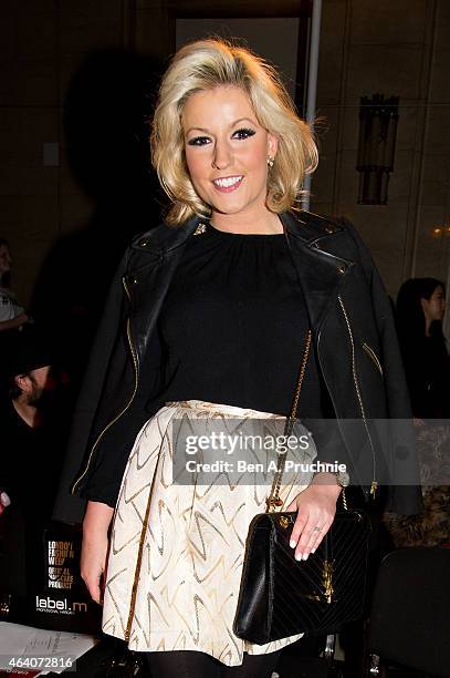 Natalie Coyle attends the Zeynap show during London Fashion Week Fall/Winter 2015/16 at on February 21, 2015 in London, England.