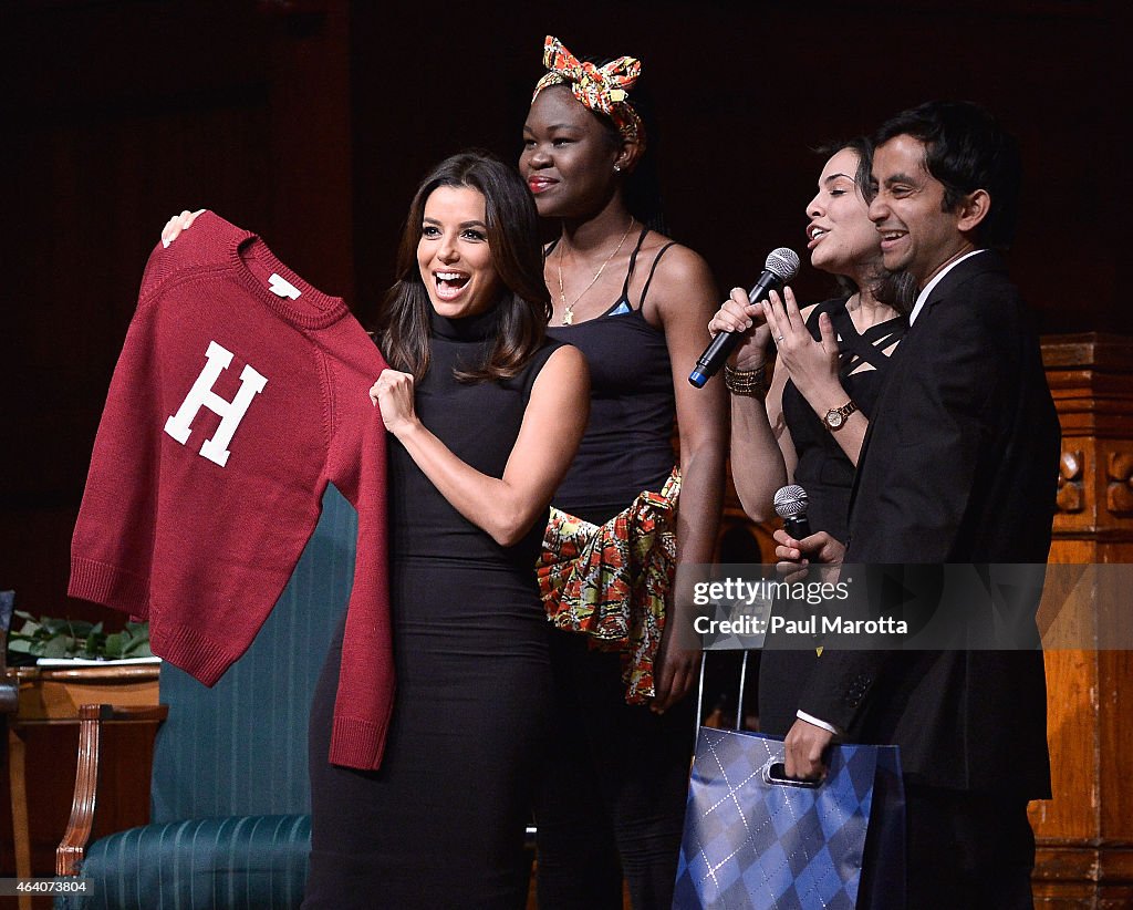 Eva Longoria Receives 2015 Harvard Arts Medal