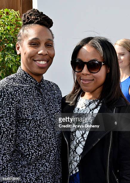 Producer Lena Waithe and guest attend the 2015 Film Independent Spirit Awards at Santa Monica Beach on February 21, 2015 in Santa Monica, California.
