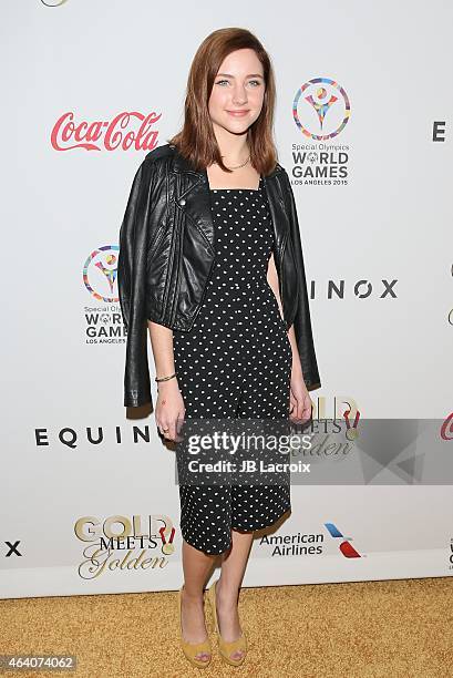 Haley Ramm attends the 3rd Annual Gold Meets Golden at Equinox Sports Club West LA on February 21, 2015 in Los Angeles, California.