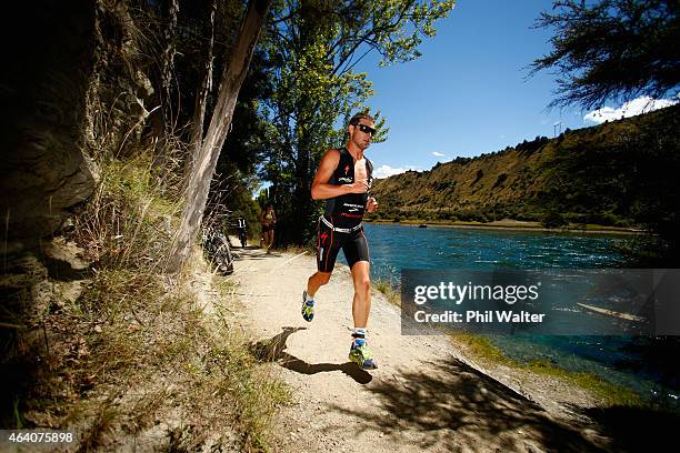 Dylan McNeice of New Zealand competes in the Challenge Wanaka on February 22, 2015 in Wanaka, New Zealand.