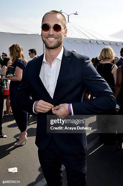 Actor Ryan Eggold attends the 2015 Film Independent Spirit Awards at Santa Monica Beach on February 21, 2015 in Santa Monica, California.