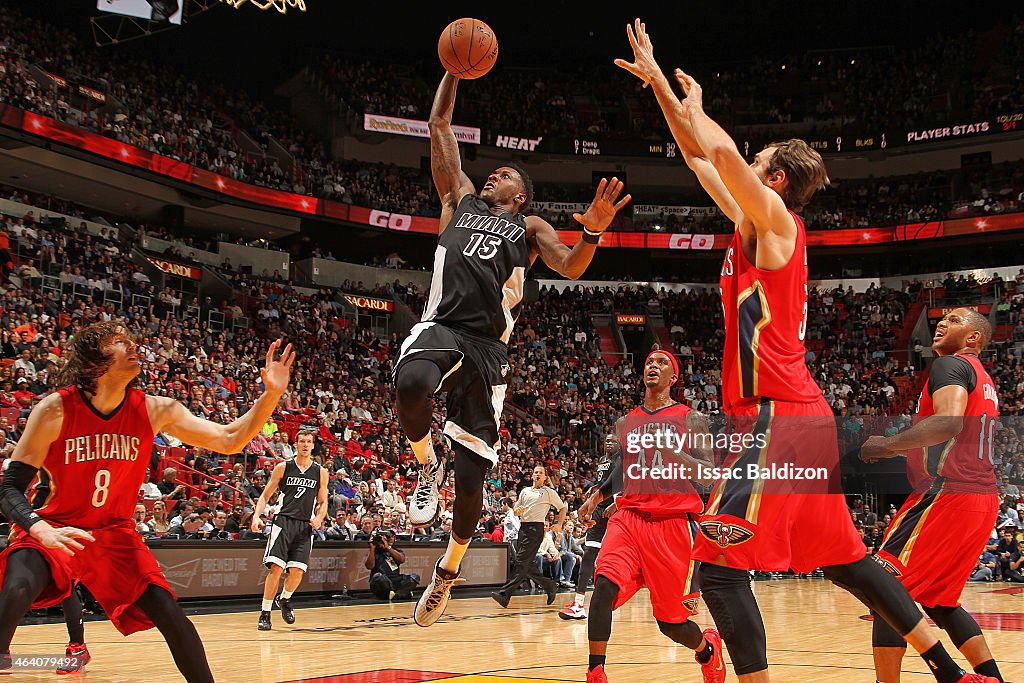 New Orleans Pelicans v Miami Heat