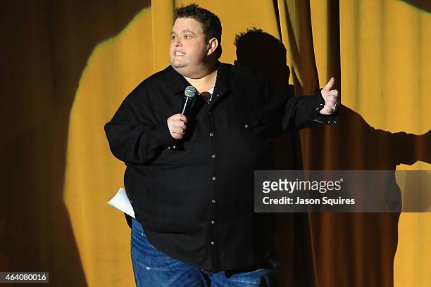 Comedian Ralphie May hosts the 26th Annual Pollstar Awards at Ryman Auditorium on February 21, 2015 in Nashville, Tennessee.