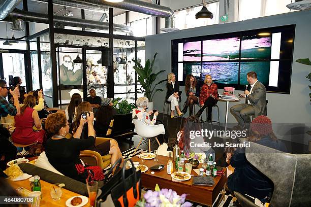 Guests attend the Vanity Fair Campaign Hollywood Social Club - "Behind the Pages: Taschen Presents Saturday Night Live: The Complete History" With...