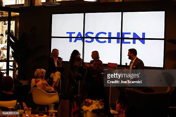 General view of atmosphere during the Vanity Fair Campaign Hollywood Social Club - "Behind the Pages: Taschen Presents Saturday Night Live: The...